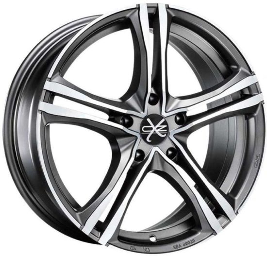 Janta Aliaj Oz X5B Matt Graphite Diamond Cut 7.5x17 5x120 Et29 tunershop.ro