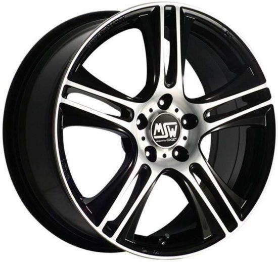 Janta Aliaj Msw 11 Black Full Polished (Gbfp) 8x17 5x100 Et35 tunershop.ro