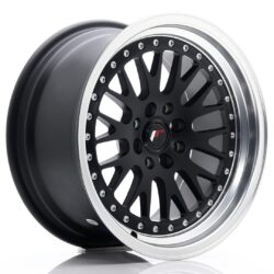 Janta aliaj 16" JR Wheels JR10 16x8 ET20 4x100/108 Matt Black w/ Machined Lip