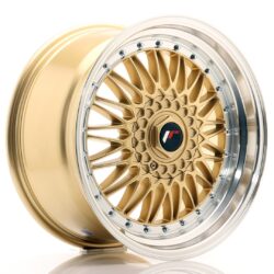 Janta aliaj 18" JR Wheels JR9 18x9 ET20-40 BLANK Gold w/ Machined Lip
