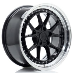 Janta aliaj 18" JR Wheels JR39 18x8,5 ET15-35 5H BLANK Gloss Black w/ Machined Lip