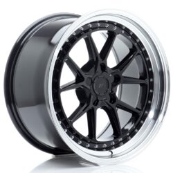Janta aliaj 18" JR Wheels JR39 18x9,5 ET15-35 5H BLANK Gloss Black w/ Machined Lip