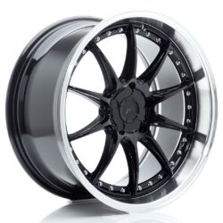 Janta aliaj 19" JR Wheels JR41 19x9,5 ET12-22 5H BLANK Gloss Black w/ Machined Lip
