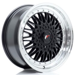 Janta aliaj 17" JR Wheels JR9 17x7,5 ET20 4x100/108 Gloss Black w/ Machined Lip