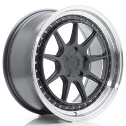 Janta aliaj 18" JR Wheels JR47 18x8,5 ET15-35 5H BLANK Hyper Gray w/ Machined Lip