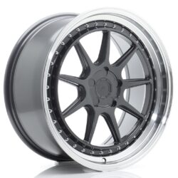 Janta aliaj 19" JR Wheels JR47 19x8,5 ET15-35 5H BLANK Hyper Gray w/ Machined Lip