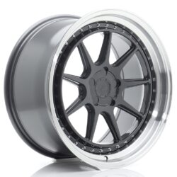 Janta aliaj 19" JR Wheels JR47 19x9,5 ET15-35 5H BLANK Hyper Gray w/ Machined Lip
