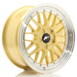 Janta aliaj 17" JR Wheels JR23 17x8 ET20-45 5H BLANK Gold w/ Machined Lip
