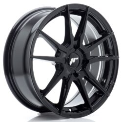 Janta aliaj 17" JR Wheels JR21 17x7 ET20-40 4H BLANK Gloss Black