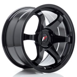 Janta aliaj 17" JR Wheels JR3 17x9 ET20-35 4H BLANK Gloss Black