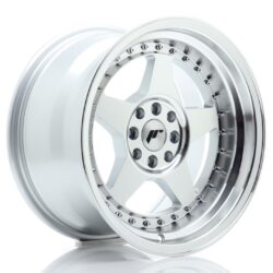 Janta aliaj 16" JR Wheels JR6 16x9 ET20 4x100/108 Silver Machined Face