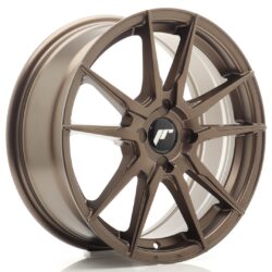 Janta aliaj 17" JR Wheels JR21 17x7 ET20-40 4H BLANK Matt Bronze