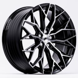 Janta aliaj 20" JR Wheels JR49 20x9,5 ET20-40 5H BLANK Gloss Black Machined Face