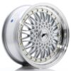 Janta aliaj 17" JR Wheels JR9 17x7,5 ET35 5x100/114 Silver w/ Machined Lip
