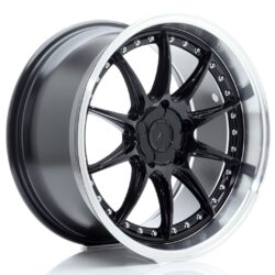 Janta aliaj 18" JR Wheels JR41 18x9,5 ET15-35 5H BLANK Gloss Black w/ Machined Lip