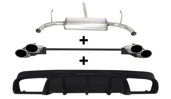 Toba sport Ulter pentru ALFA ROMEO Giulietta 2010-2016 1.4TB 77/88/125kW HATCHBACK 5D cod d100-413/27* P 1 Toba sport Ulter pentru cod