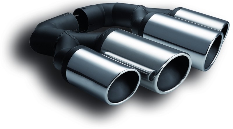 Tipsuri evacuare VOLKSWAGEN Touareg II(2010-2018) 1 Tipsuri evacuare VOLKSWAGEN Touareg II(2010-2018) linie dimensions of the tail pipes 2xØ100/Ø90