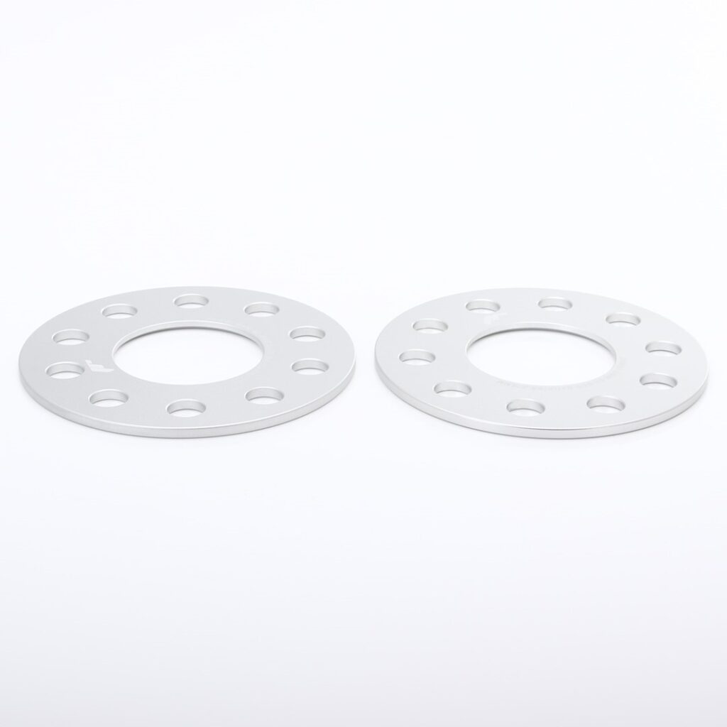 Distantiere roti tip saiba de 5mm cu prindere 5x112 si gaura centrala 66.6 culoare Silver marca JR Wheels