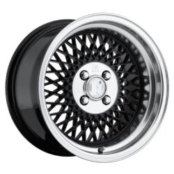 Janta aliaj 16" Klutch SL1 16x8 ET15 4x100 Gloss Black w/ Machined Lip