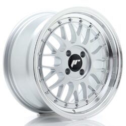 Janta aliaj 16" JR Wheels JR23 16x8 ET35 4x100 Hyper Silver w/ Machined Lip