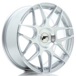 Janta aliaj 17" JR Wheels JR18 17x7 ET20-40 BLANK Silver Machined Face