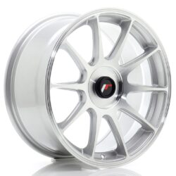 Janta aliaj 17" JR Wheels JR11 17x8 ET20-35 BLANK Silver Machined Face