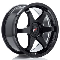 Janta aliaj 17" JR Wheels JR3 17x8 ET20-35 BLANK Gloss Black