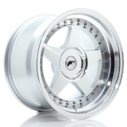 Janta aliaj 17" JR Wheels JR6 17x10 ET0-20 BLANK Silver Machined Face