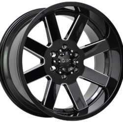DIRT A.T D98 Glossblack milled 10x20 6x139