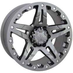 DIRT A.T D66 Flatgunmetal. 9x17 6x139