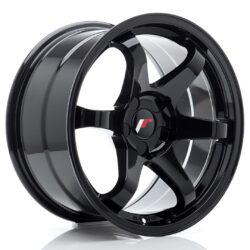 Janta aliaj 17" JR Wheels JR3 17x9 ET20-35 BLANK Gloss Black