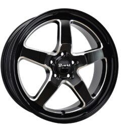 Boost Wheels B162 Black machined 8x18 5x112 ET35 CB73