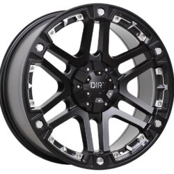 DIRT A.T D01 Flatblack Chrome inserts 9x20 6x114