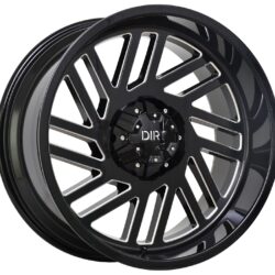 DIRT A.T D57 Glossblack milled 10x20 5x127/139