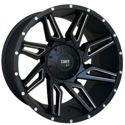 DIRT A.T D96 Flatblack milled rivets 10x20 6x135/139