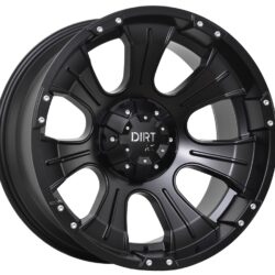 DIRT A.T D06 Flatblack chrome inserts 10x20 6x135/139
