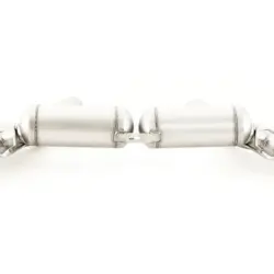 Alternative view of Toba sport REMUS set pentru BMW M5 F90 Racing Sport Silencer | 4x 100mm Titanium Black Tips