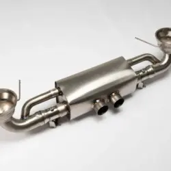 Toba sport REMUS sistem GPF-Back pentru Porsche GT3 RS 2x 100mm Titanium Black Tips