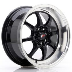 Janta aliaj 15'' JR Wheels TF2 15x7,5 ET30 4x100/114 Gloss Black