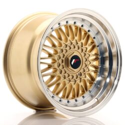Janta aliaj 17" JR Wheels JR9 17x10 ET20 5x112/120 Gold w/ Machined Lip