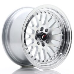 Janta aliaj 15'' JR Wheels JR10 15x8 ET20 4x100/108 Silver Machined Face