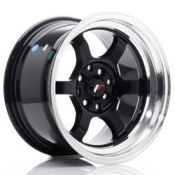 Janta aliaj 15" JR Wheels JR12 15x8,5 ET13 4x100/114 Gloss Black
