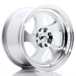 Janta aliaj 15" JR Wheels JR15 15x8 ET20 4x100/108 Silver Machined Face