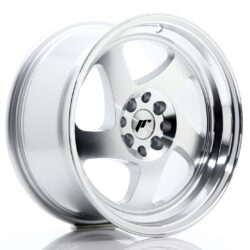 Janta aliaj 16" JR Wheels JR15 16x8 ET25 4x100/108 Silver Machined Face