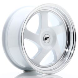 Janta aliaj 17" JR Wheels JR15 17x8 ET35 BLANK White w/ Machined Lip