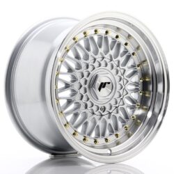 Janta aliaj 16" JR Wheels JR9 16x9 ET20 BLANK Silver w/ Machined Lip