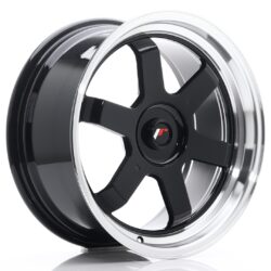 Janta aliaj 17" JR Wheels JR12 17x8 ET35 BLANK Gloss Black