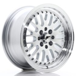 Janta aliaj 15" JR Wheels JR10 15x7 ET30 4x100/108 Silver Machined Face