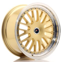Janta aliaj 19'' JR Wheels JR10 19x8,5 ET20-35 BLANK Gold w/ Machined Lip