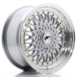 Janta aliaj 16" JR Wheels JR9 16x7,5 ET25 4x100/108 Silver w/ Machined Lip